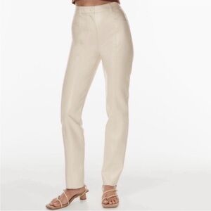 Wilfred Matte Pearl Butter Leather Pant